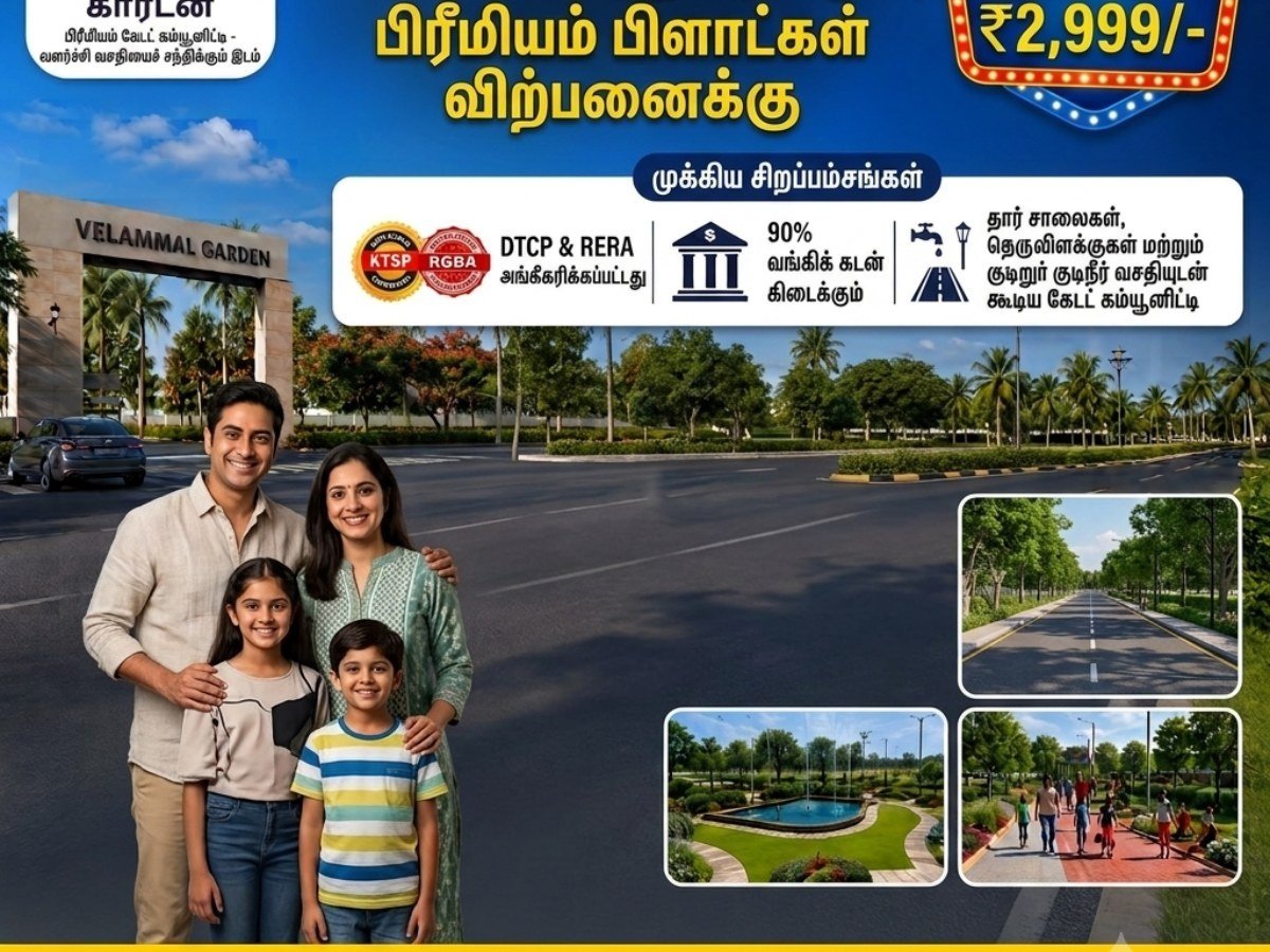 Sale - Empty Plot - Padappai